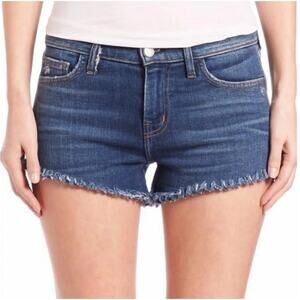 L'Agence Women's‎ Blue Zoe Denim Shorts Size 25